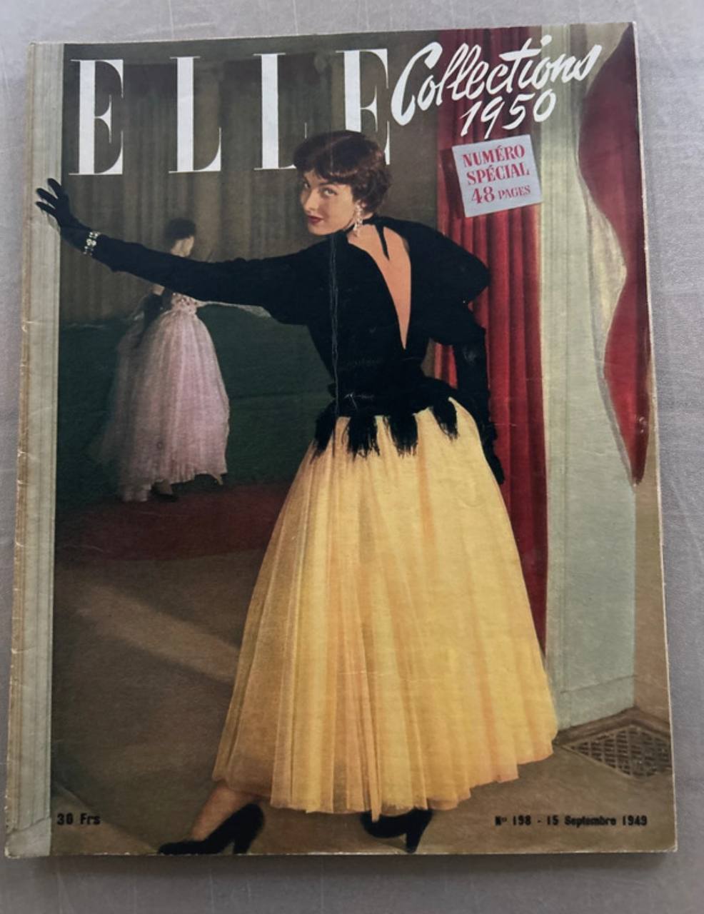 Случайно на глаза попался ELLE 1949 года выпуска