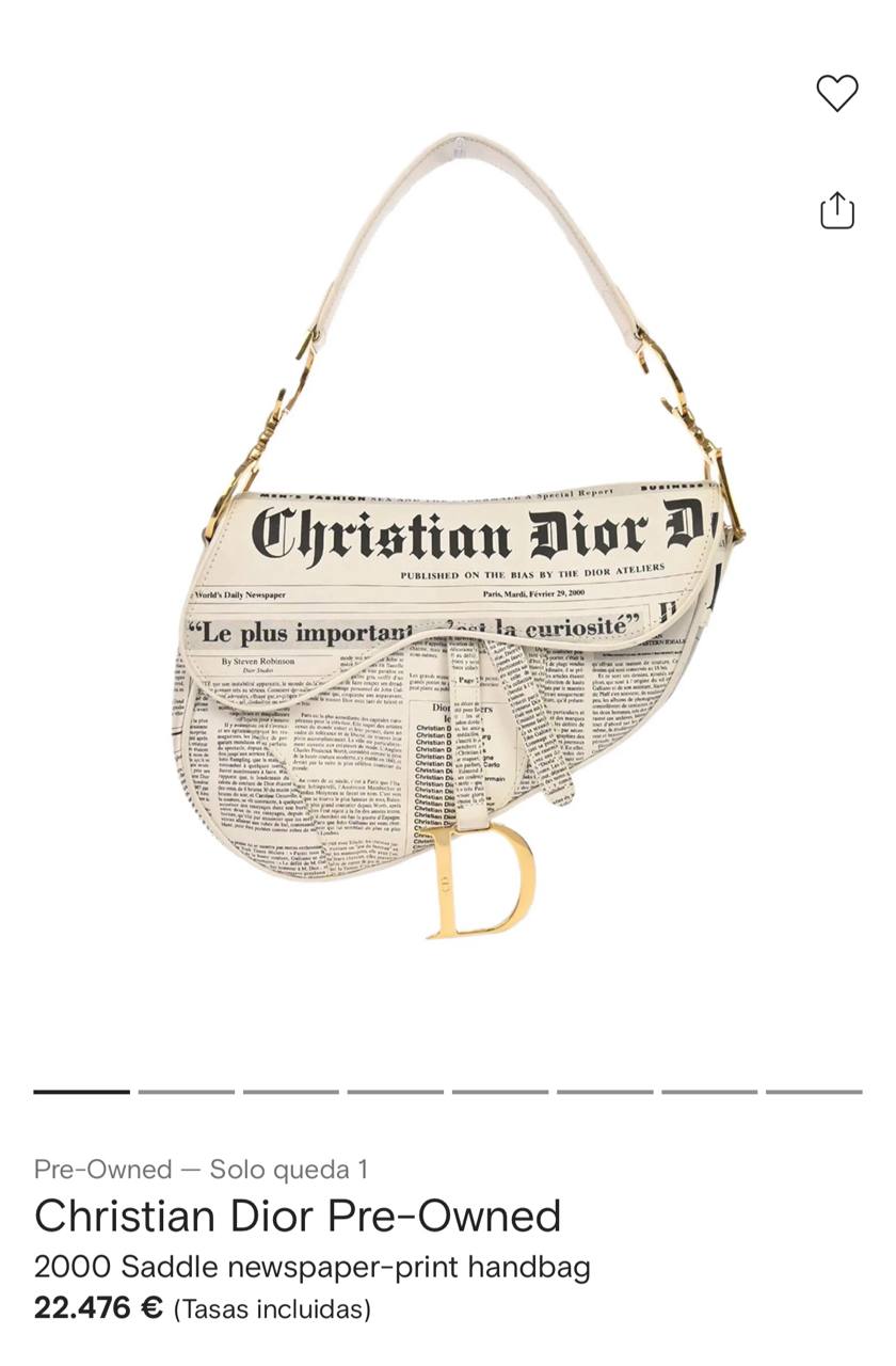 Принт Dior Newspaper