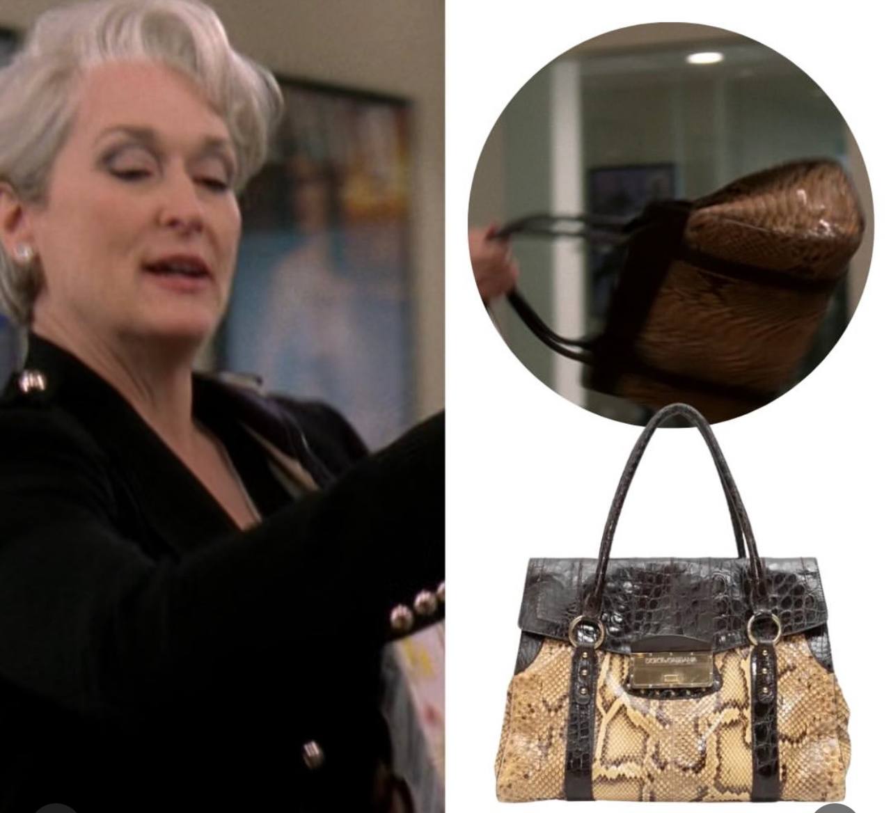 Сумка Dolce & Gabbana Python