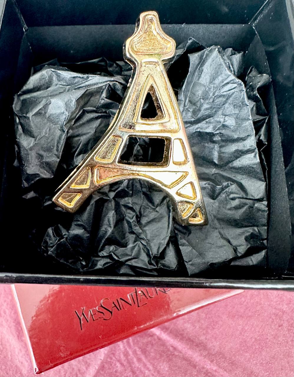 Привезла в Москву броши YSL