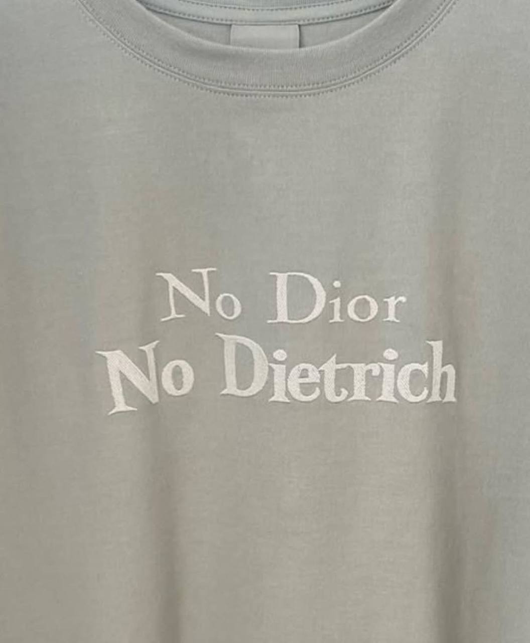 Лука Гуаданьино в футболке No Dior No Dietrich